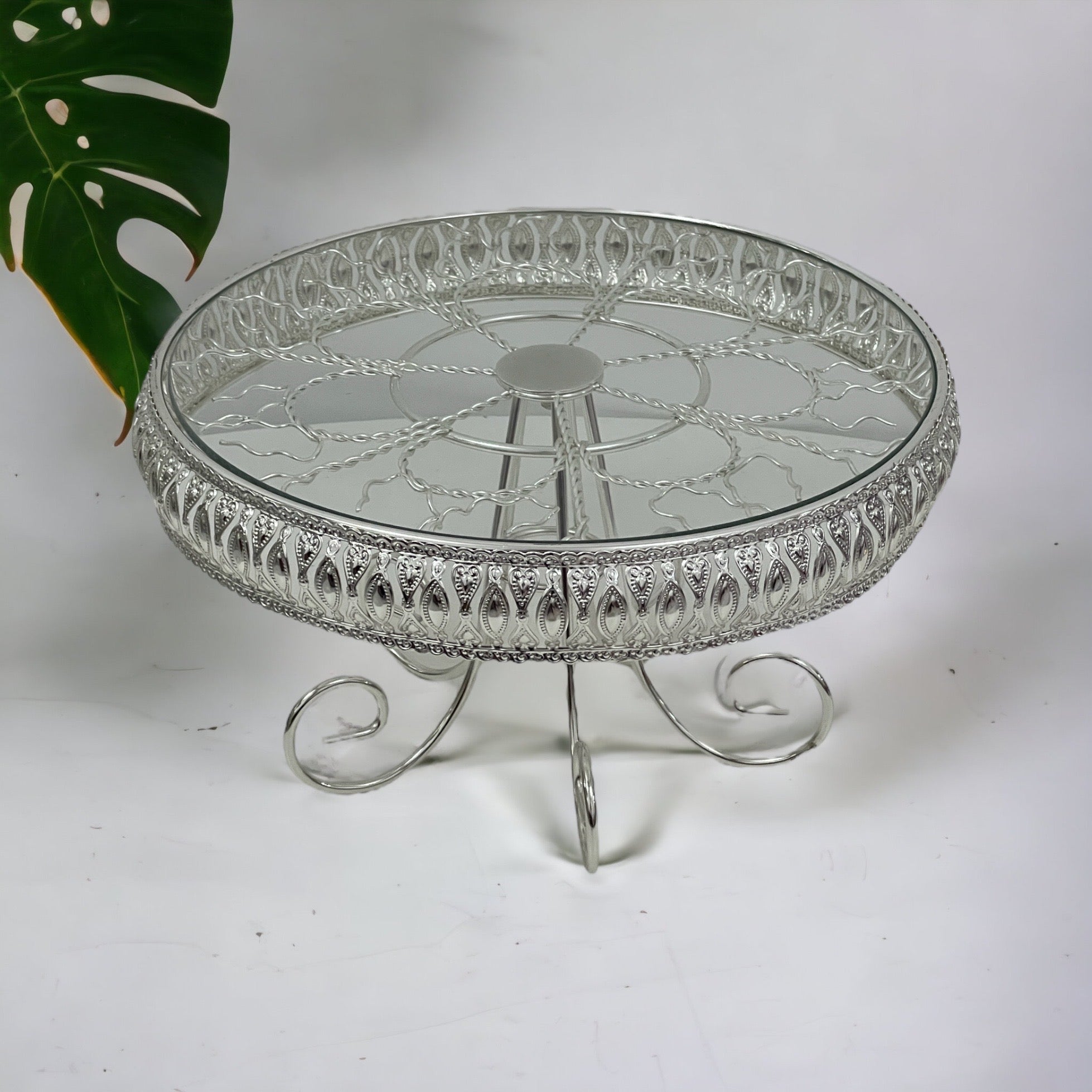 Silver cake clearance tray